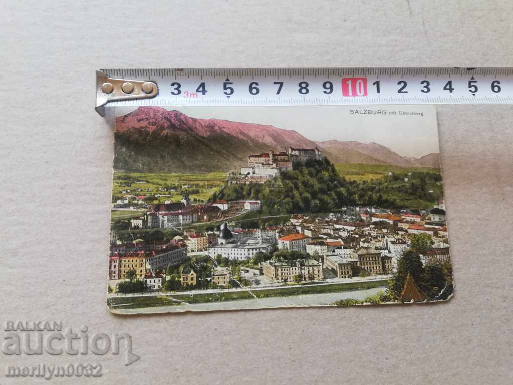 Delivery of Old photo, Salzburg postcard Delivery of Old photo, Salzburg postcard