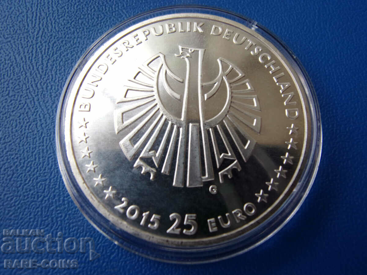 Германия  25  Евро  2015   UNC Rare Оригинал