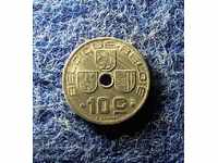 10 цента Белгия 1941 - цинк