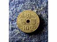 10 σεντς Βέλγιο 1944 - ψευδάργυρος