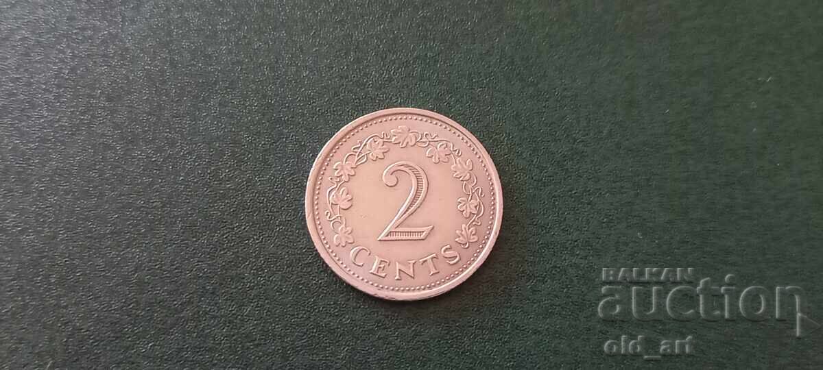 Coin - Malta, 2 cents 1972 Coin - Malta, 2 cents 1972