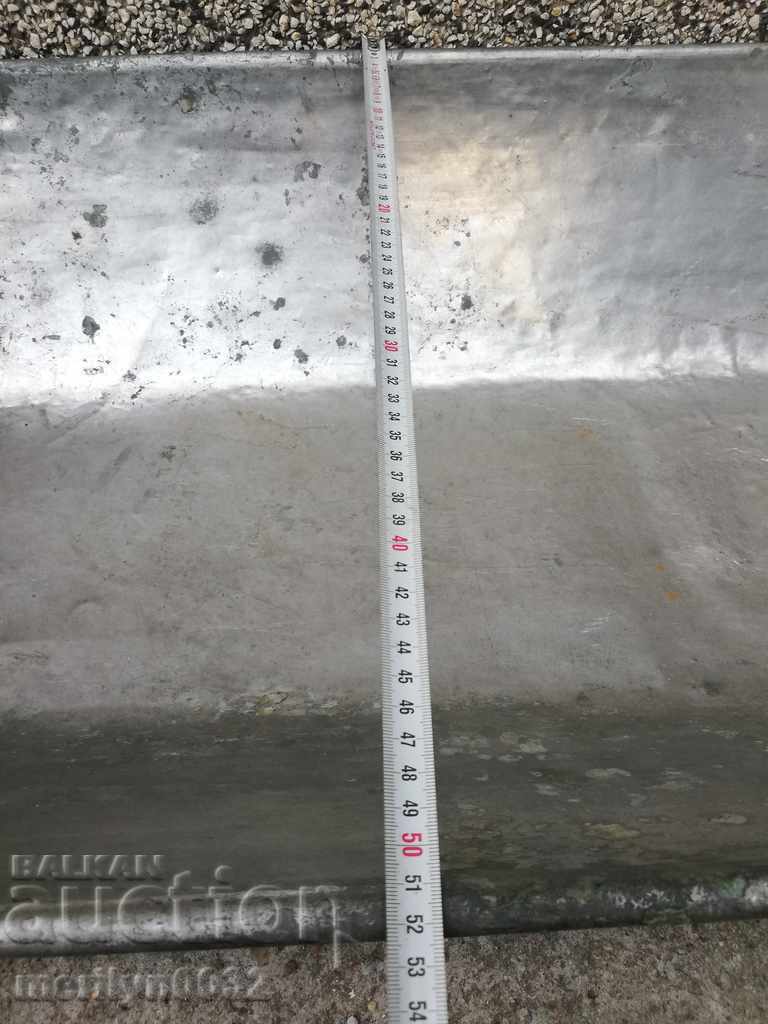 Old copper trough household vessel basin copper 1935 - 6 Old copper trough household vessel basin copper 1935 - 6