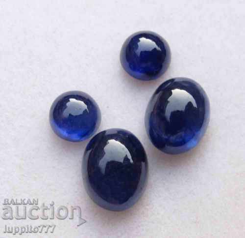 9.70 carats sapphire 4 oval hat 2 pairs