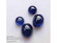 9.70 carats sapphire 4 oval hat 2 pairs