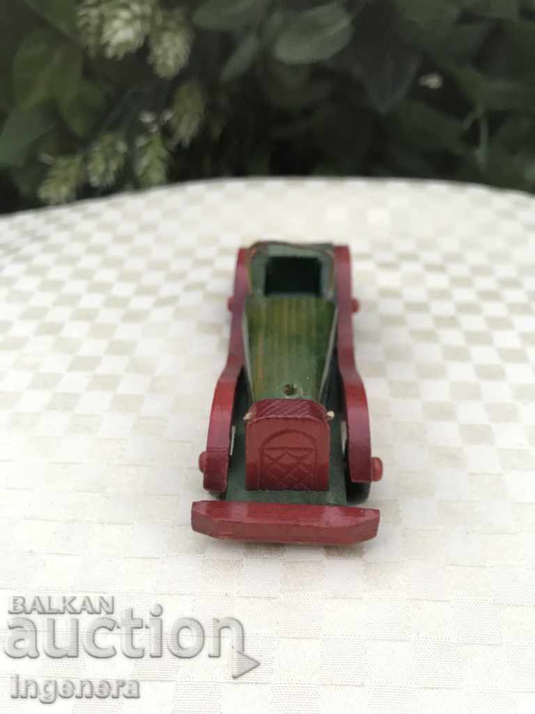 MODEL / TOY / TROLLEY - WOODEN SPORTS RETRO CAR 1940 with price 3.00 BGN | € 1.53 MODEL / TOY / TROLLEY - WOODEN SPORTS RETRO CAR 1940 with price 3.00 BGN | € 1.53