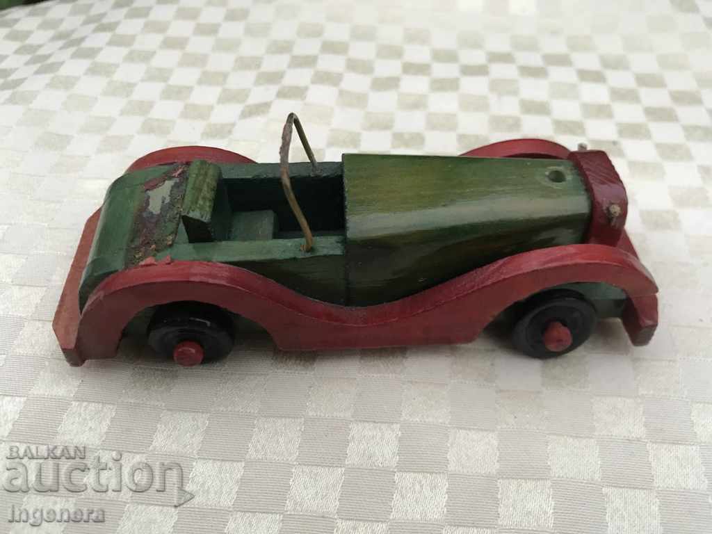 Auction MODEL / TOY / TROLLEY - WOODEN SPORTS RETRO CAR 1940 Auction MODEL / TOY / TROLLEY - WOODEN SPORTS RETRO CAR 1940