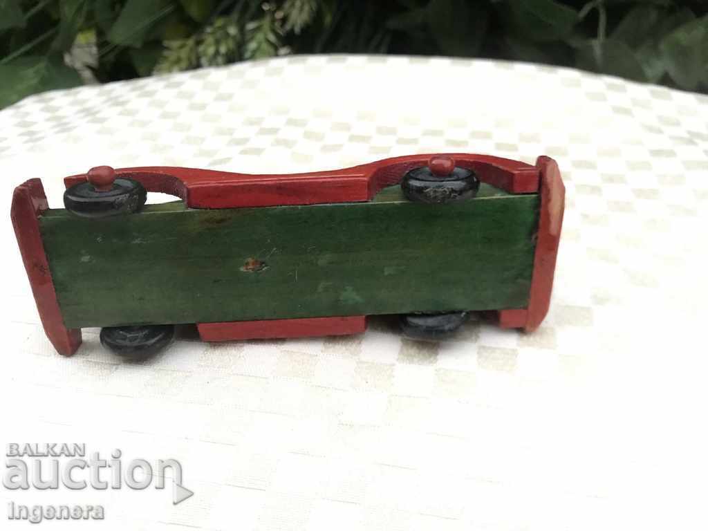 MODEL / TOY / TROLLEY - WOODEN SPORTS RETRO CAR 1940 - 7 MODEL / TOY / TROLLEY - WOODEN SPORTS RETRO CAR 1940 - 7
