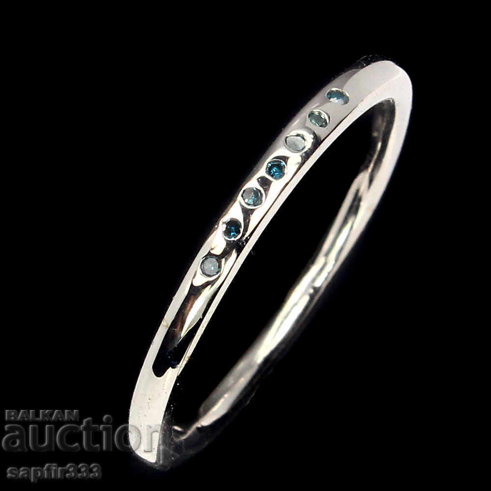 ΜΠΛΕ ΔΙΑΜΑΝΤΙΑ - ΜΟΝΑΔΙΚΟ ΑΣΗΜΕΝΙΟ ΔΑΧΤΥΛΙΔΙ με τιμή 622.00 BGN | € 318.02 ΜΠΛΕ ΔΙΑΜΑΝΤΙΑ - ΜΟΝΑΔΙΚΟ ΑΣΗΜΕΝΙΟ ΔΑΧΤΥΛΙΔΙ με τιμή 622.00 BGN | € 318.02