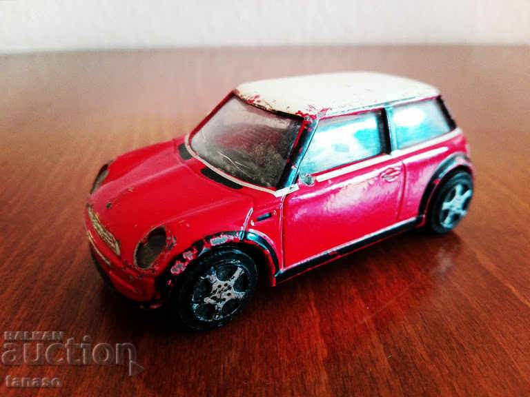 Model of Mini Cooper, toy, stroller - metal