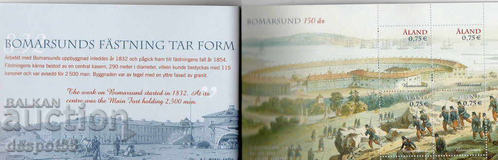 Auction  2004. Aaland (Finn). Bomarsund Fortress - painting by A. Lourdes