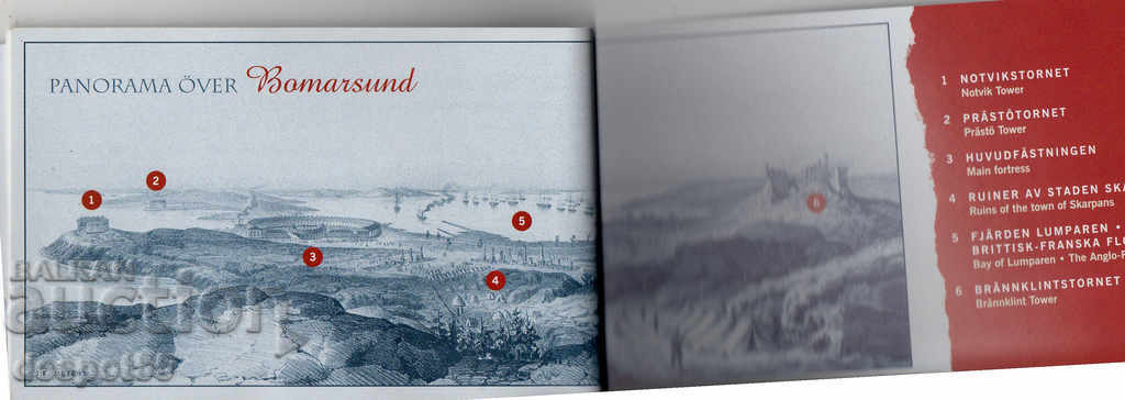 2004. Aaland (Finn). Bomarsund Fortress - painting by A. Lourdes - 7