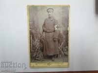 OLD PHOTOGRAPHY THICK CARTON-MILITARY TREASURER