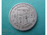 Мавриций  1  Рупия  1987