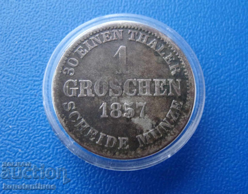 Braunschweig 1 Gros 1857 Argint Rare cu preț € 13.29 | 25.99 BGN