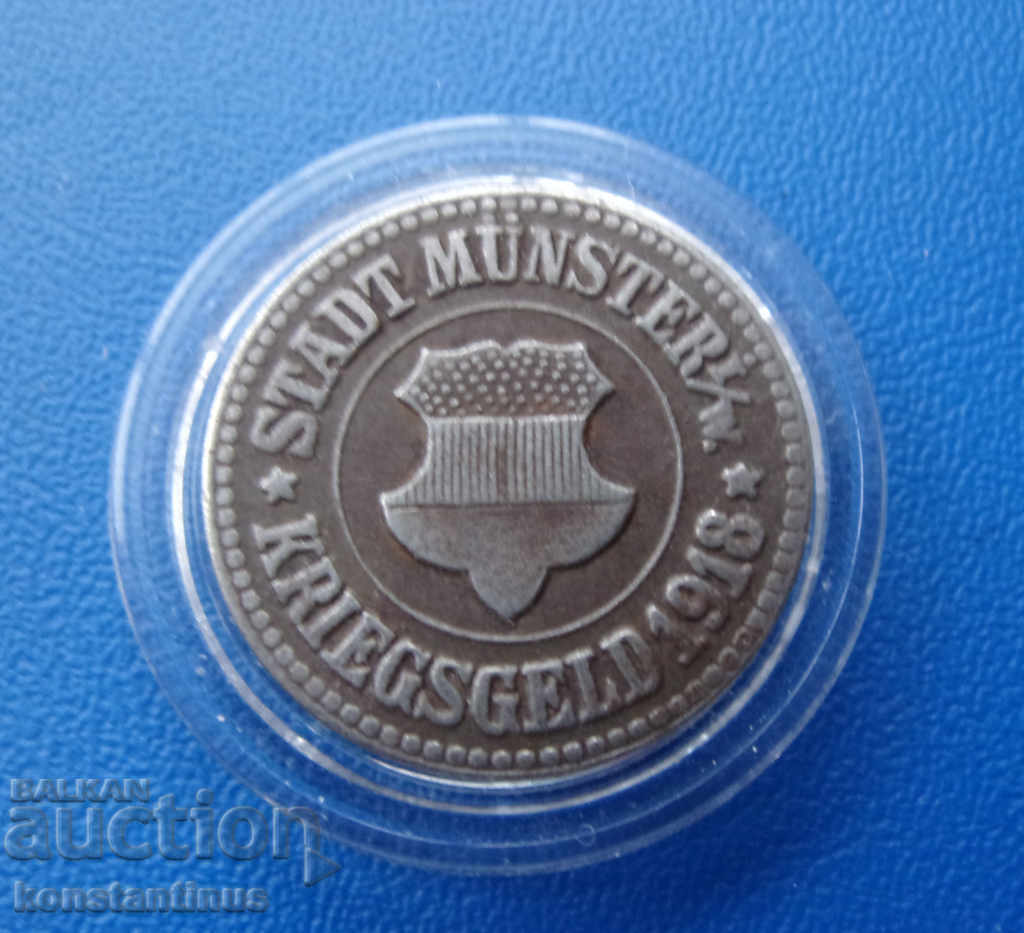 Münster 10 Pfennig 1918 Rare