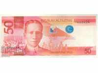 ++Philippines-50 Piso-2016H-P 207a.8-Paper