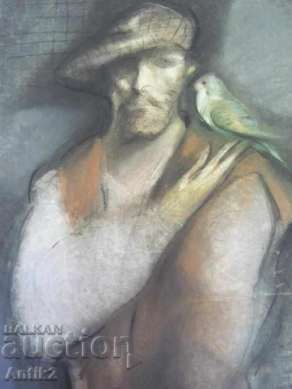 Original Pastel and Mixed Media Painting on Cardboard with price 90.00 BGN | € 46.02 Original Pastel and Mixed Media Painting on Cardboard with price 90.00 BGN | € 46.02