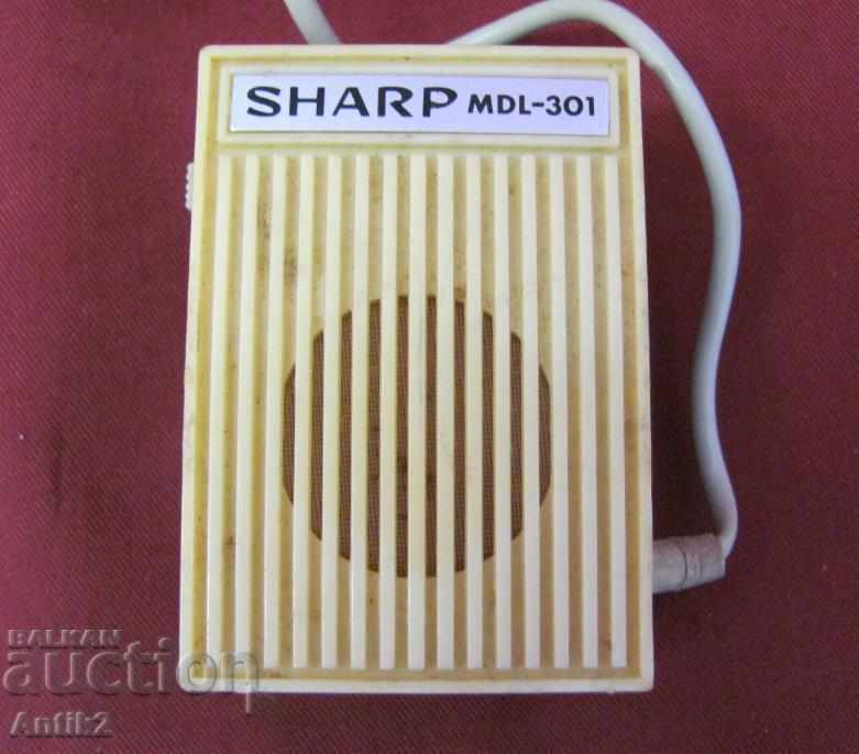50s Original SHARP Microphone Japan - 5