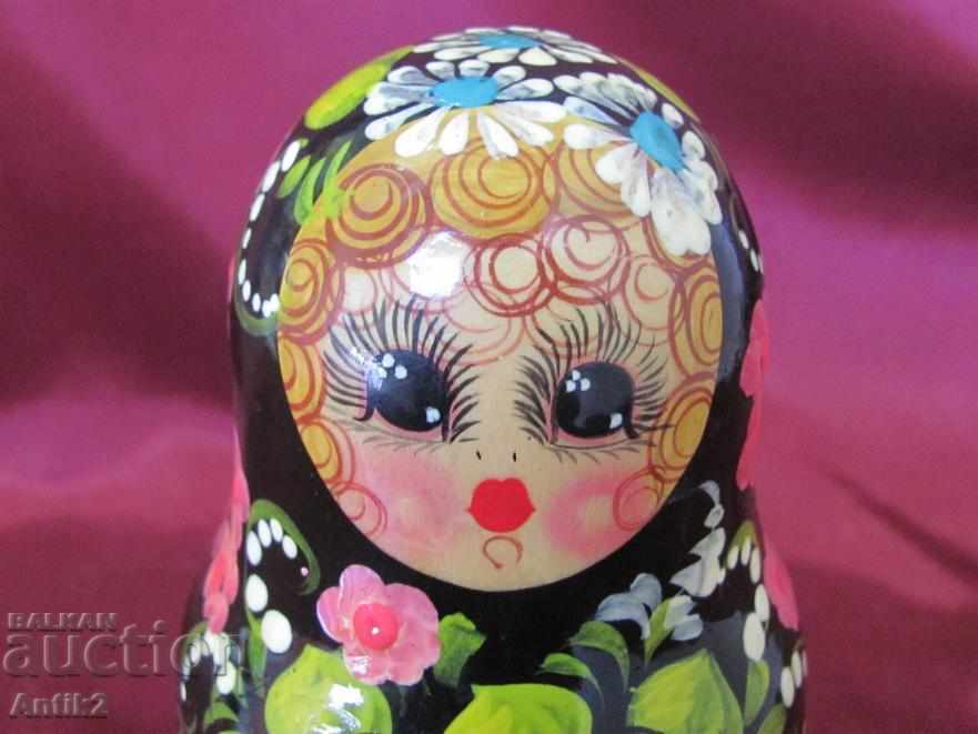 Παλιά ξύλινη κούκλα Matryoshka - 6 Παλιά ξύλινη κούκλα Matryoshka - 6