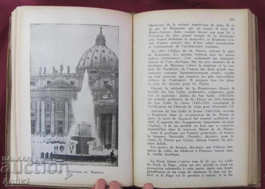 Auction 1937-38 Rome Travel Guide with a city map Auction 1937-38 Rome Travel Guide with a city map