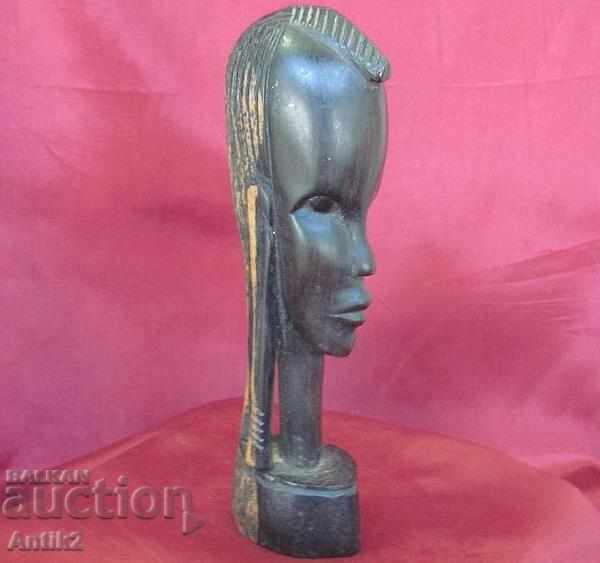 Old Original African Wooden Figure - Head of a woman with price 180.00 BGN | € 92.03 Old Original African Wooden Figure - Head of a woman with price 180.00 BGN | € 92.03