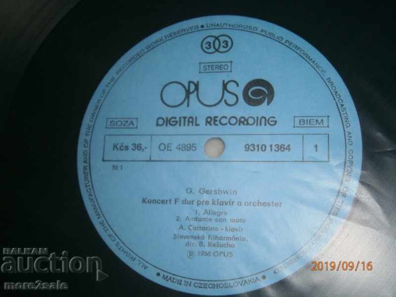 GEORGE GERSHWIN - F MAJOR FOR PIANO - OPUS - CZECHOSLOVAKIA - 6 GEORGE GERSHWIN - F MAJOR FOR PIANO - OPUS - CZECHOSLOVAKIA - 6