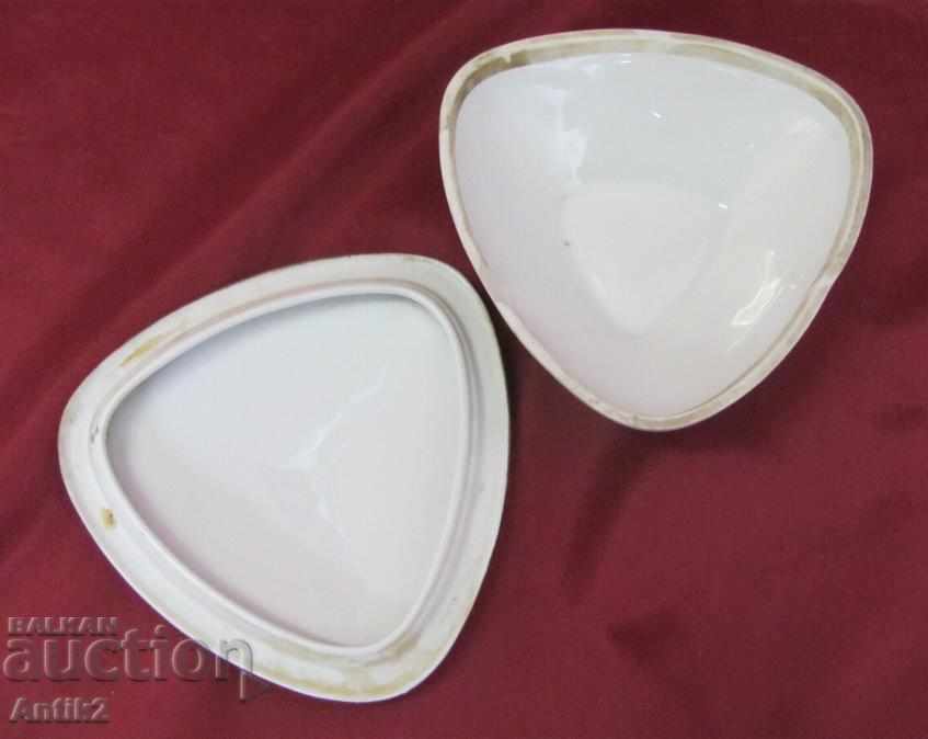 Old Porcelain Box JUMENAU Germany - 5
