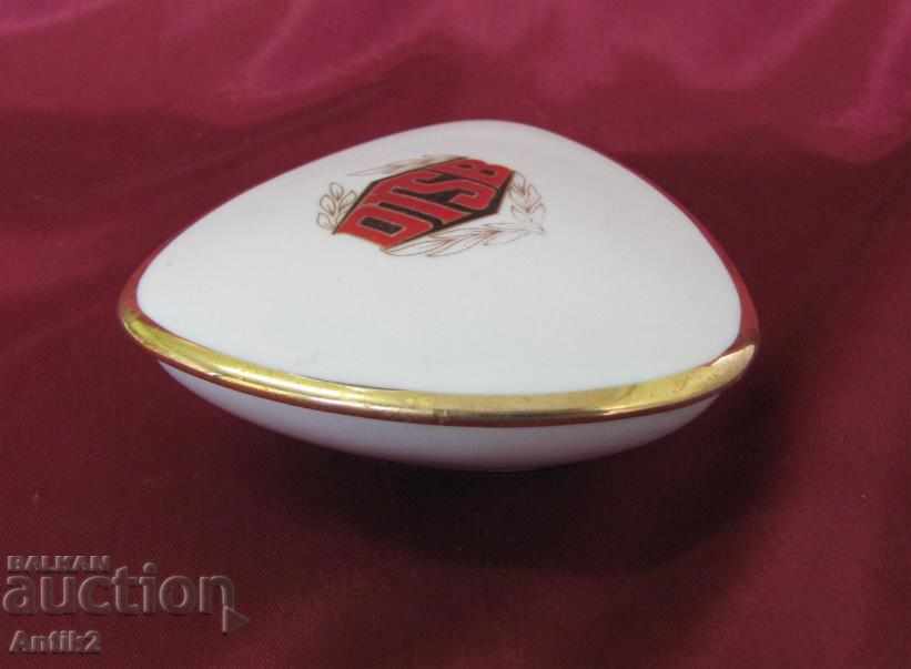 Old Porcelain Box JUMENAU Germany - 6