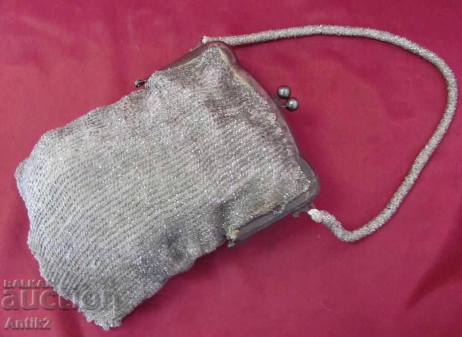 30s Art Deco Handbag with beads