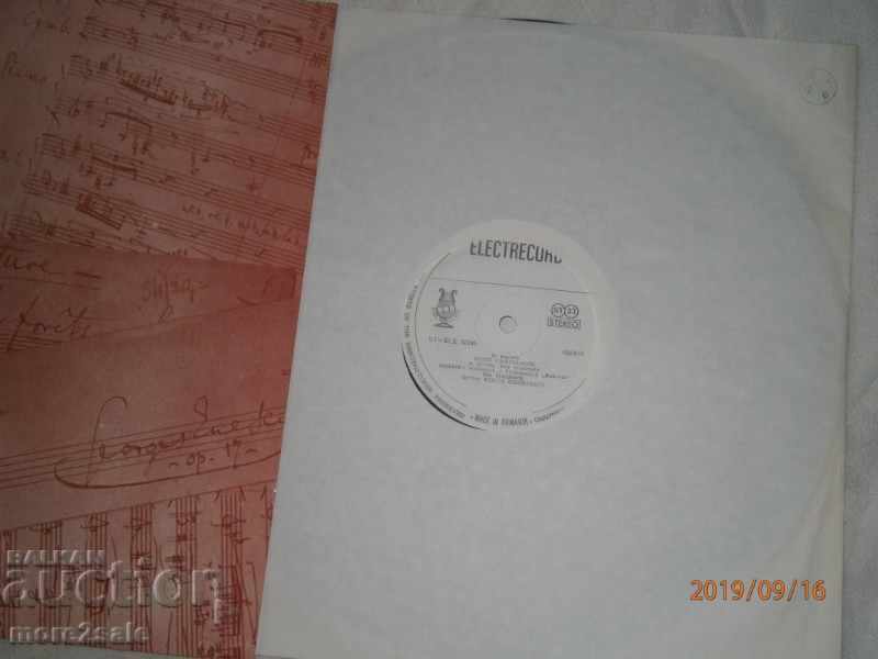 Auction GEORGE ENESCU - LARGE ELECTRECORD BOARD - ROMANIA Auction GEORGE ENESCU - LARGE ELECTRECORD BOARD - ROMANIA