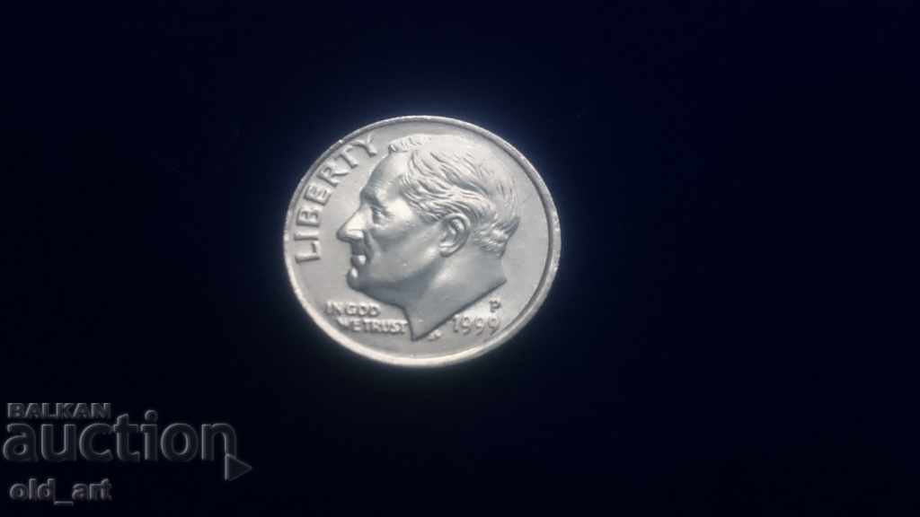Delivery of Coin - USA, 1 dime 1999 Delivery of Coin - USA, 1 dime 1999