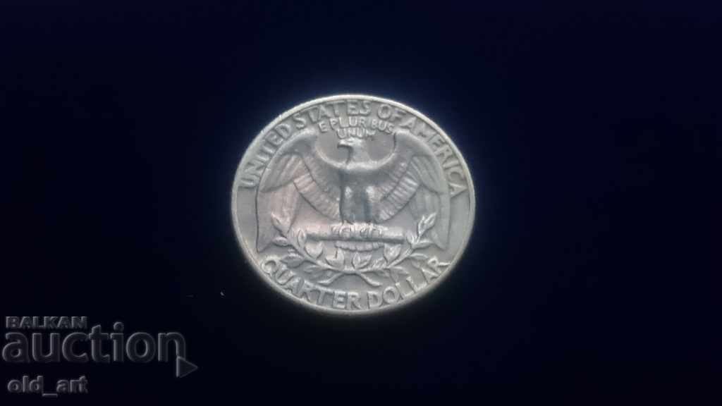 Монети - САЩ, 1/4 долар 1967,1969,1981 година