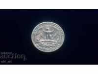 Монети - САЩ, 1/4 долар 1967,1969,1981 година