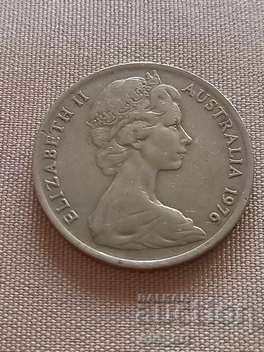 Monedă - Australia, 10 cenți 1976 cu preț € 1.00 | 1.96 BGN