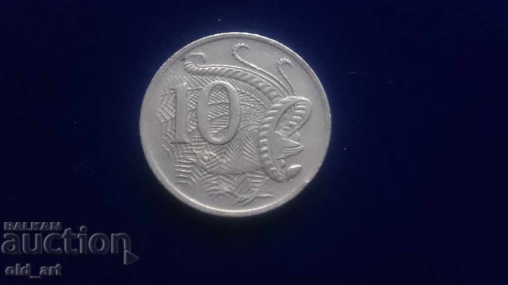 Monedă - Australia, 10 cenți 1976