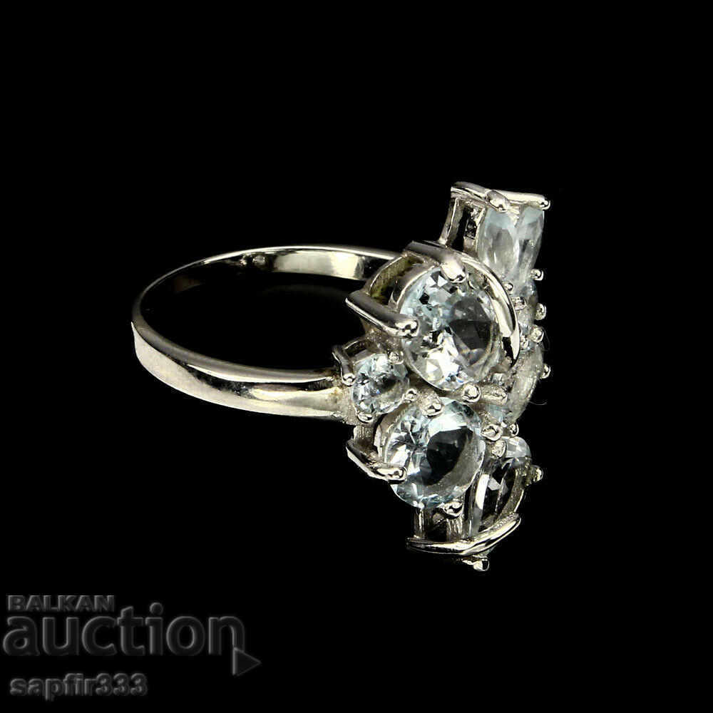 Auction UNIQUE DESIGNER RING WITH AQUAMARINS Auction UNIQUE DESIGNER RING WITH AQUAMARINS