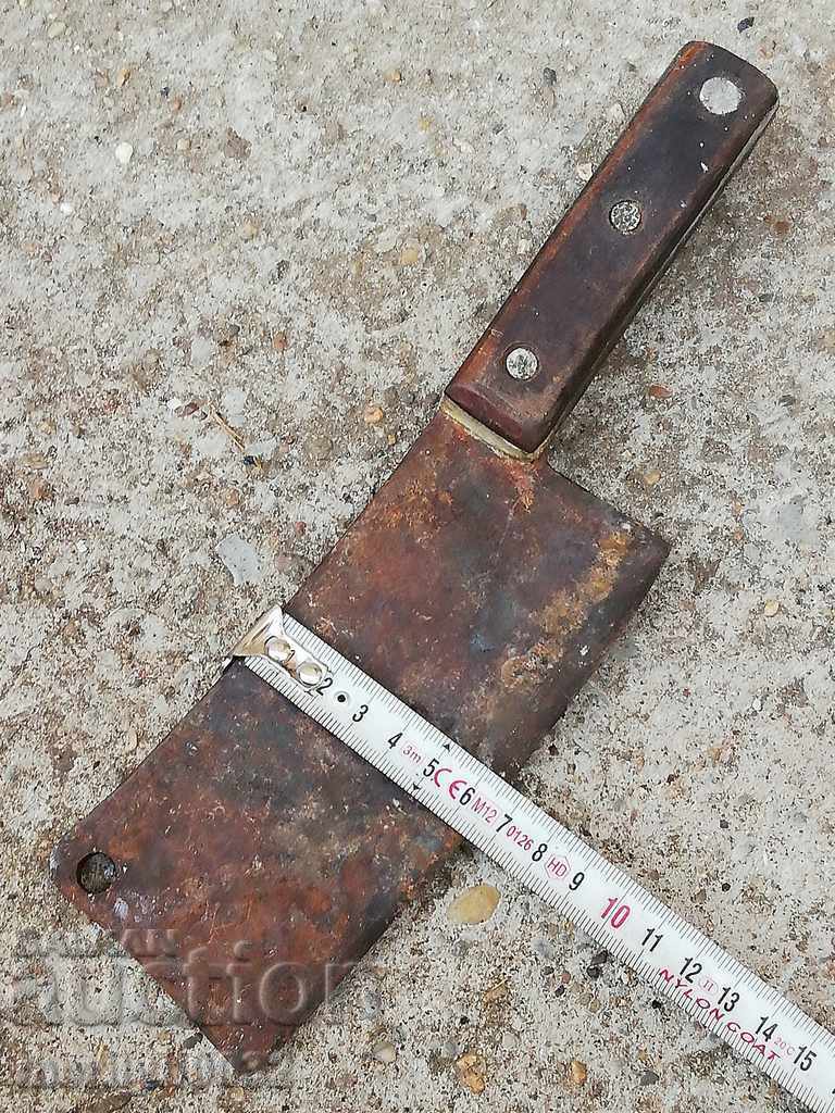 Old forged saber, ax, pole, knife, machete - 6 Old forged saber, ax, pole, knife, machete - 6