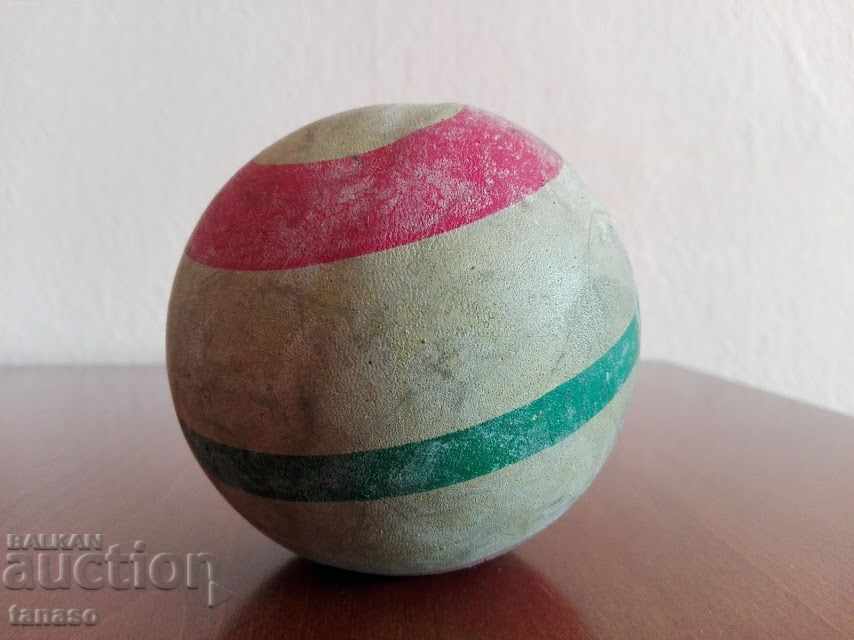 Old rubber ball