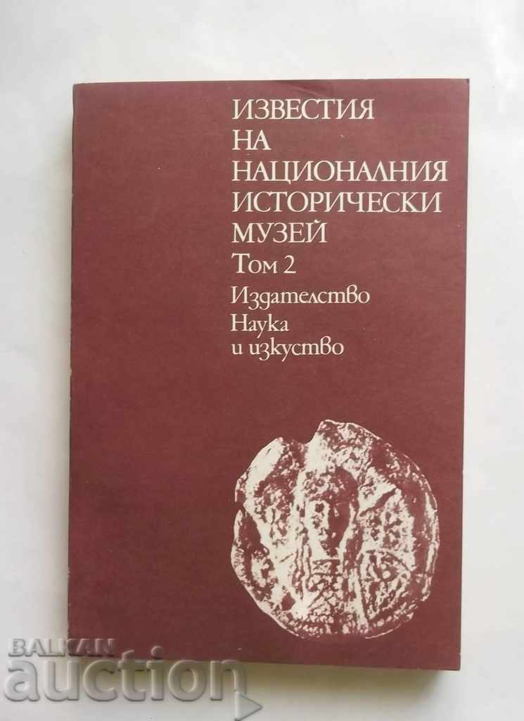 Notifications of the National Museum of History. Volume 2 1978