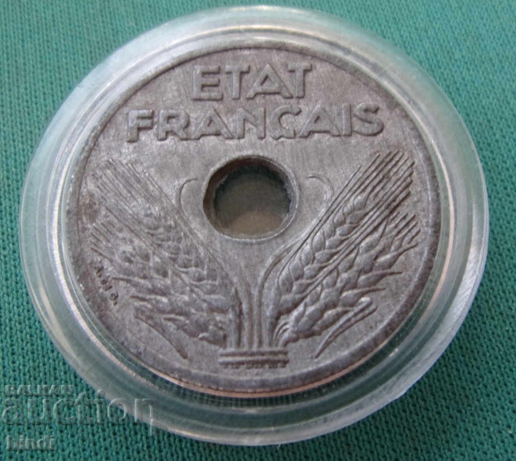 Franța - Vichy 20 Santim 1941 cu preț € 1.61 | 3.15 BGN Franța - Vichy 20 Santim 1941 cu preț € 1.61 | 3.15 BGN