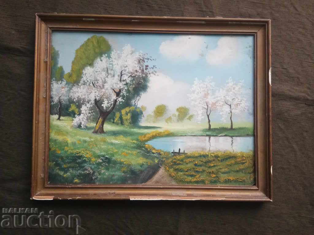 imagine: primăvară, lac... cu preț 300.00 BGN | € 153.39