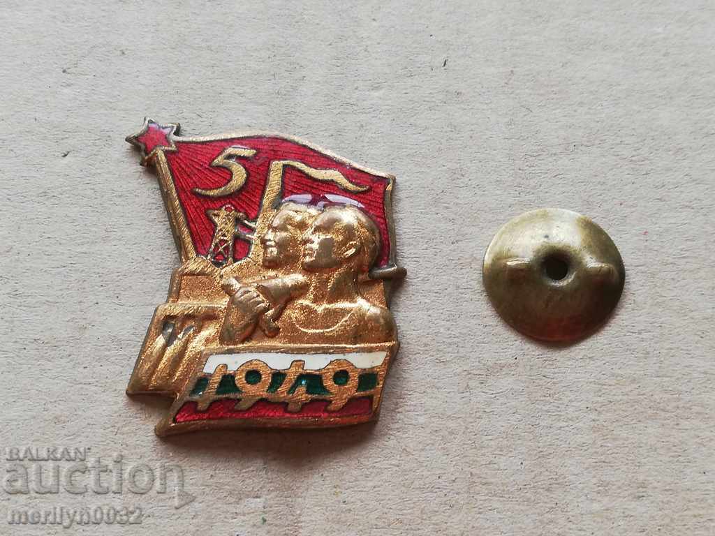 Breastplate Energy 1949 Medal Badge - 6 Breastplate Energy 1949 Medal Badge - 6