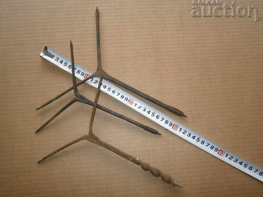 antique primitive instruments lot - 5 antique primitive instruments lot - 5