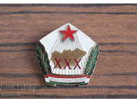old Hungarian political badge communist sign