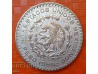 МЕКСИКО 1 песо 1960 - СРЕБРО