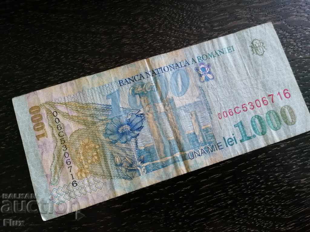Banknote - Romania - 1000 lei 1998 with price 3.00 BGN | € 1.53 Banknote - Romania - 1000 lei 1998 with price 3.00 BGN | € 1.53