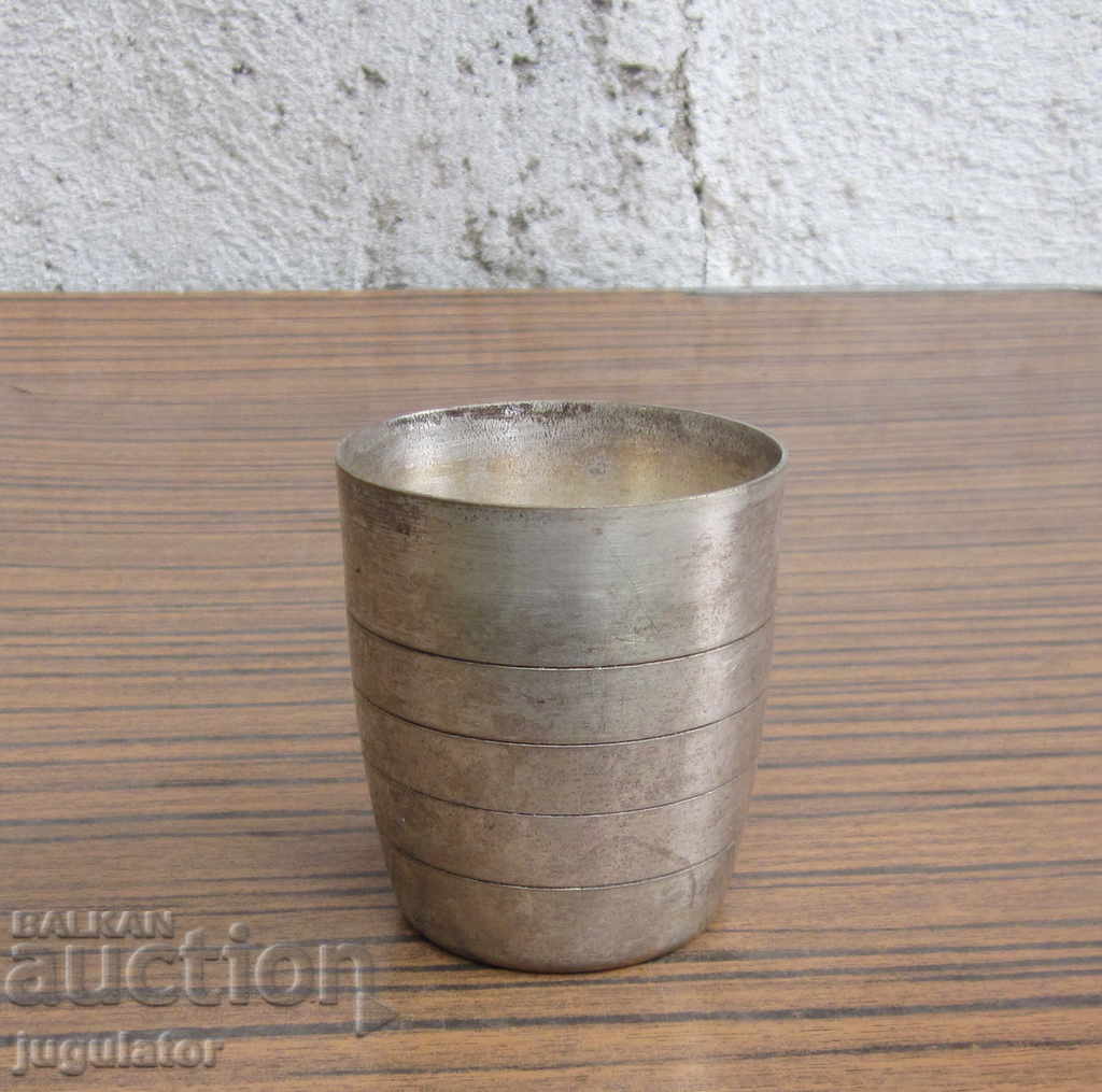 ceașcă vintage argintată placat cu argint
