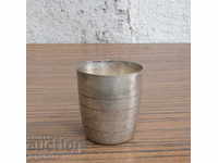 vintage old silver plated cup marked