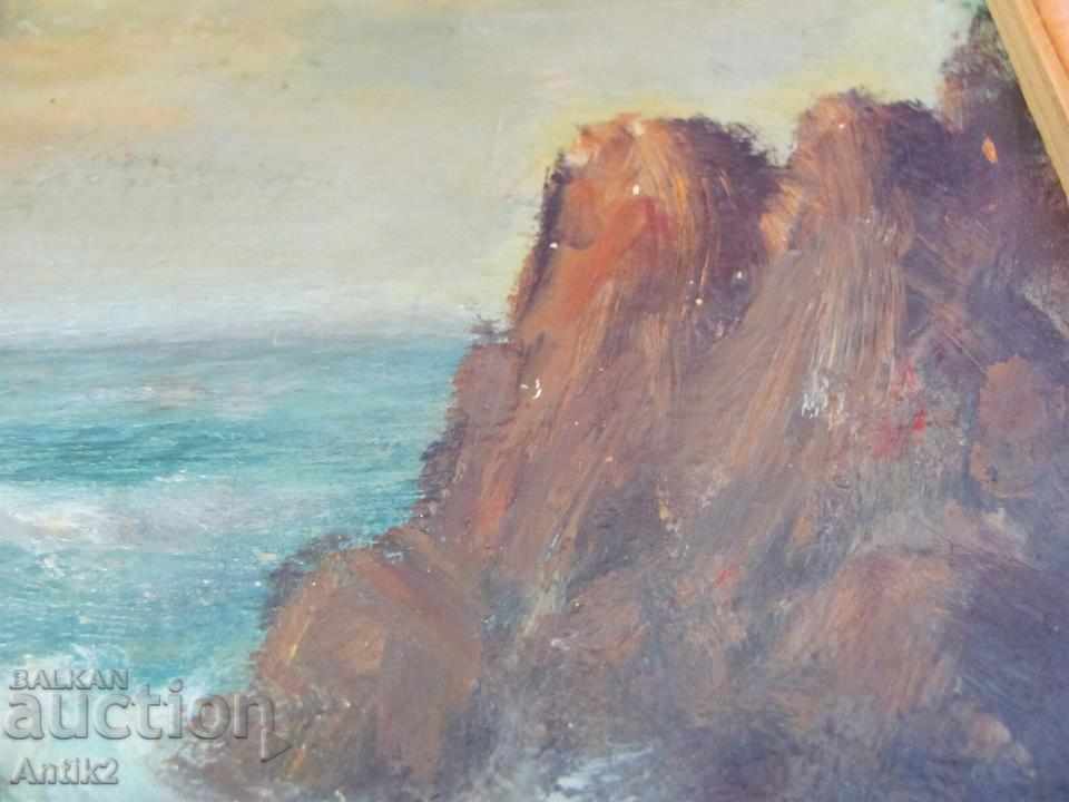 Auction  30s Antique Painting - Seascape Nikolay Iliev