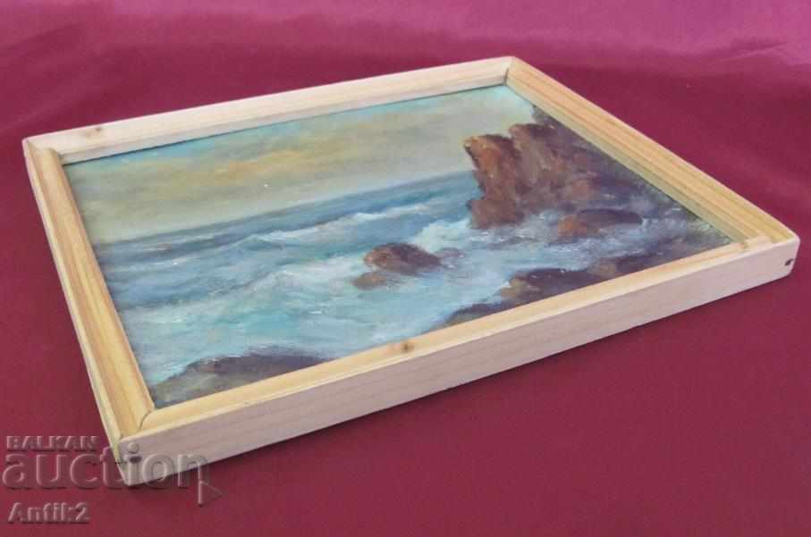 30s Antique Painting - Seascape Nikolay Iliev - 6